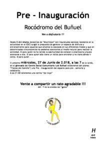 Pre-Inauguración Rocódromo Buñuel @ Gimnasio