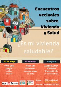 Encuentros vecinales sobre vivienda y salud del barrio del Gancho