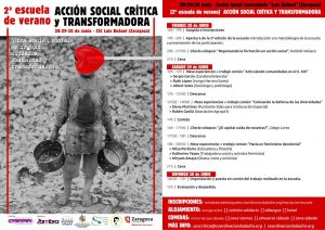 II Escuela de verano Acción social crítica y transformadora.