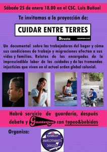 Proyección: Trabajadoras domésticas inmigrantes. - Guateque: @ Sala del Arbol
